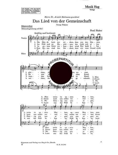 Lied von der Gemeinschaft